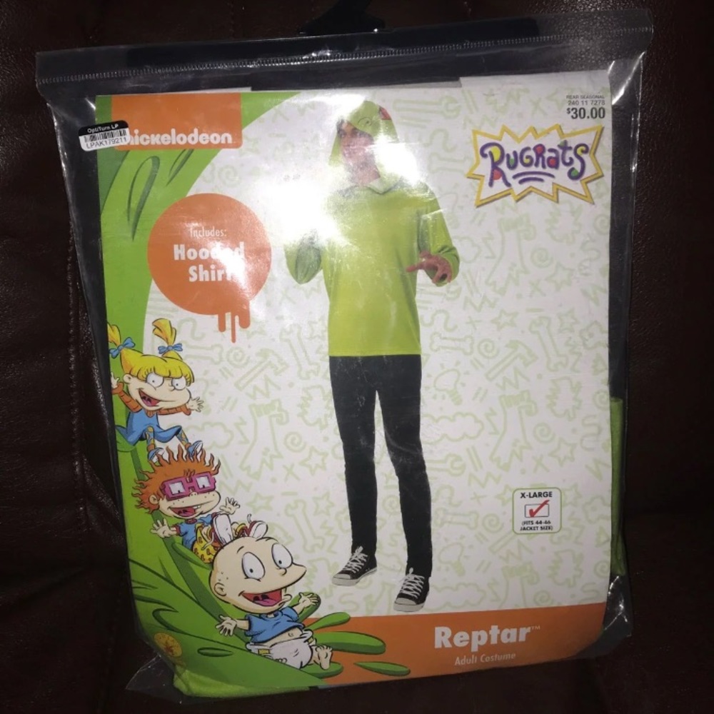 Rugrats reptar hooded shirt